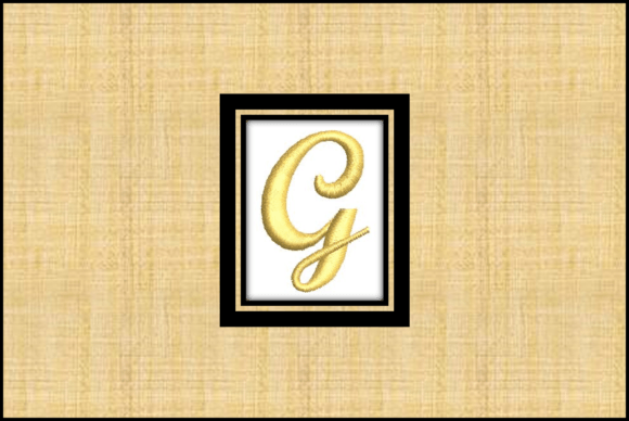 Gold Font-G: Elevating Etsy Embroidery Listings
