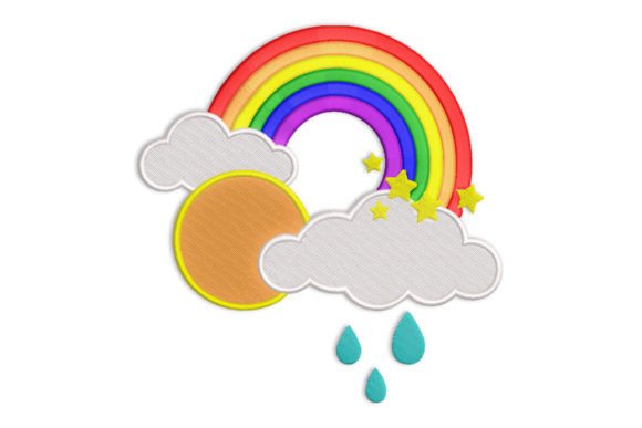 Rain Clouds Rainbow Sun: A Seasonal Embroidery Review