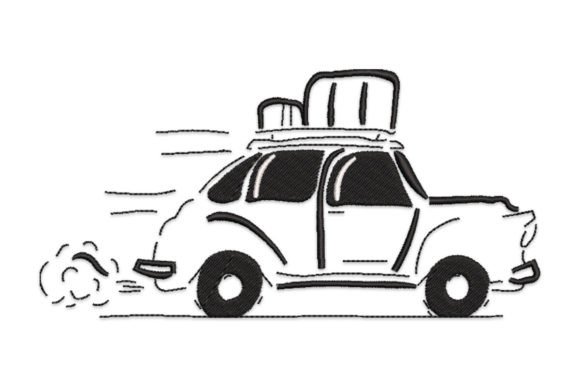 Retro Car with Luggage: A Designer’s Review