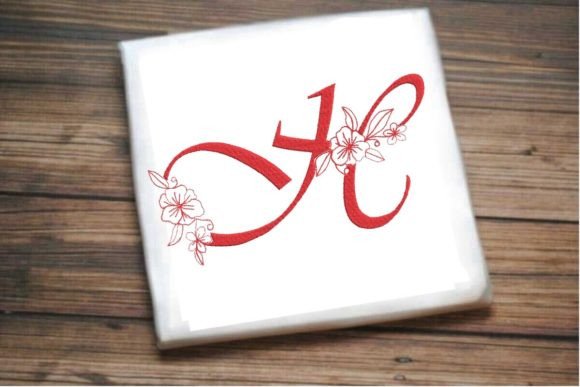 Reviewing H Floral Monogram Letter for Holiday Collections