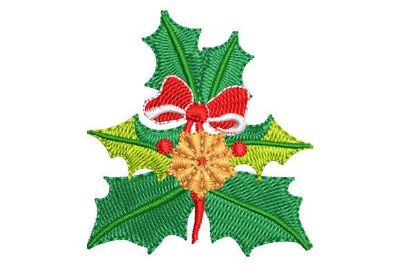 Reviewing the Christmas Wreath and Leaves Design