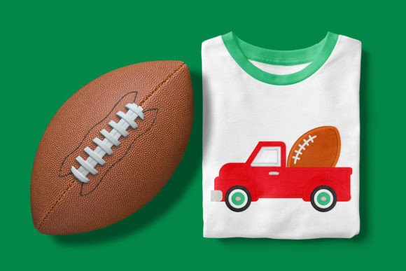 Vintage Truck Football Applique Review